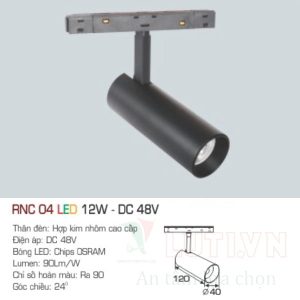 Alternative view of Đèn led ray nam châm Anfaco AFC-RNC-04-12W