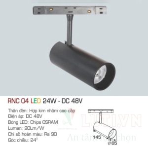 Alternative view of Đèn led ray nam châm Anfaco AFC-RNC-04-24W
