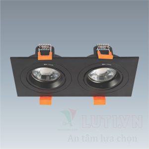 Chao đèn led âm trần  Anfaco AFC-388D/2-MR16 (Không bóng)