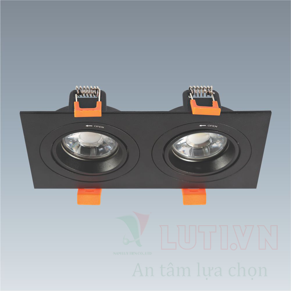 Chao đèn led âm trần Anfaco AFC-388D/2-MR16 (Không bóng)
